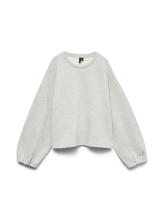 Dolly Long Sleeve Sweat Exp Light Grey Melange (10348256) Women