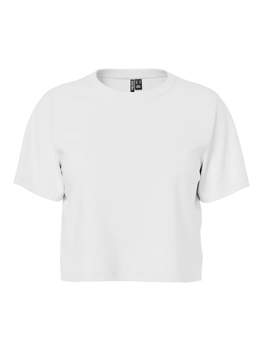 Sara Short Sleeve Short Tee Bright White (17146319) Women