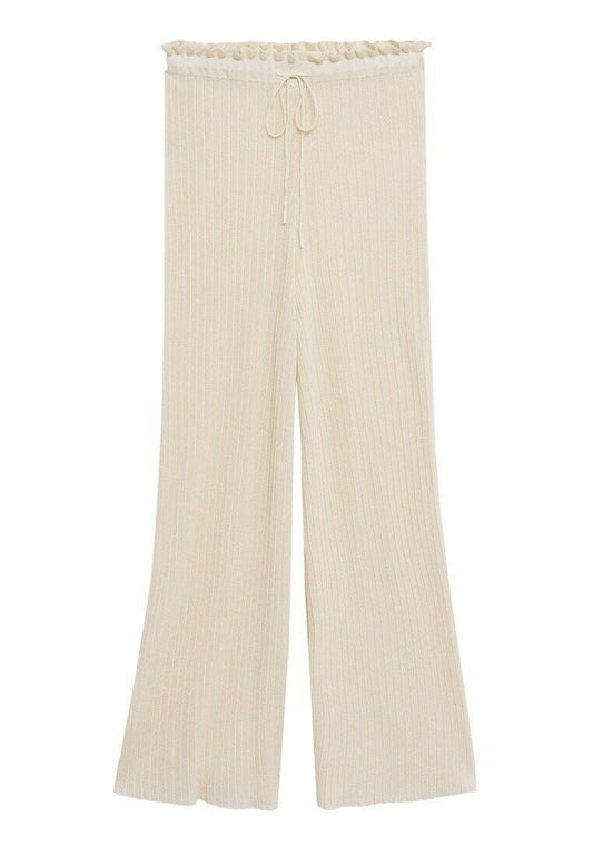 Mango Pantalón palazzo plisado (M9121A28C-A11) Women