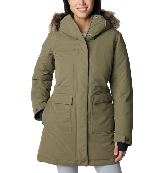 Columbia Little Si II Ins Parka Stone Green (2085764397) Women