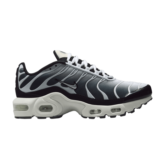 Nike Air Max Plus Black White Sail Metallic Cool Grey (GS) Kids