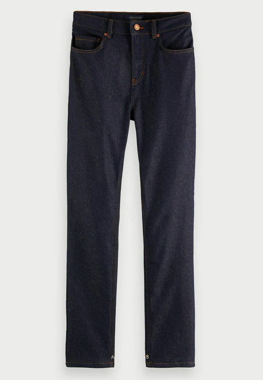 Scotch & Soda High Five high rise slim leg jeans with recycled cotton – Who Dares Wins Black (SC321N04M-Q11) Women