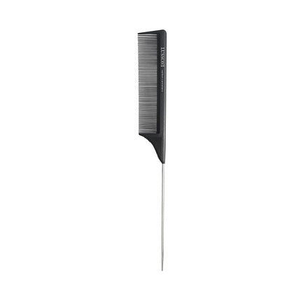 Lussoni Pin Tail Comb Antistatic and Break-Resistant Carbon Comb with Fine Teeth 302