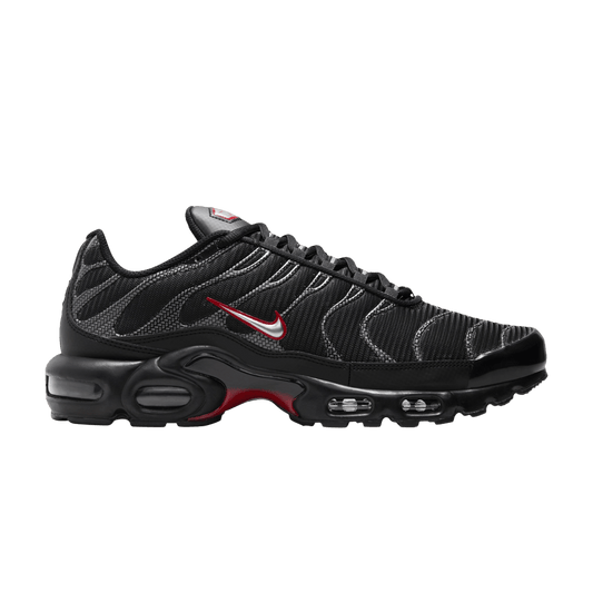 Nike Air Max Plus Black University Red Metallic Silver (HF4293-001) Unisex