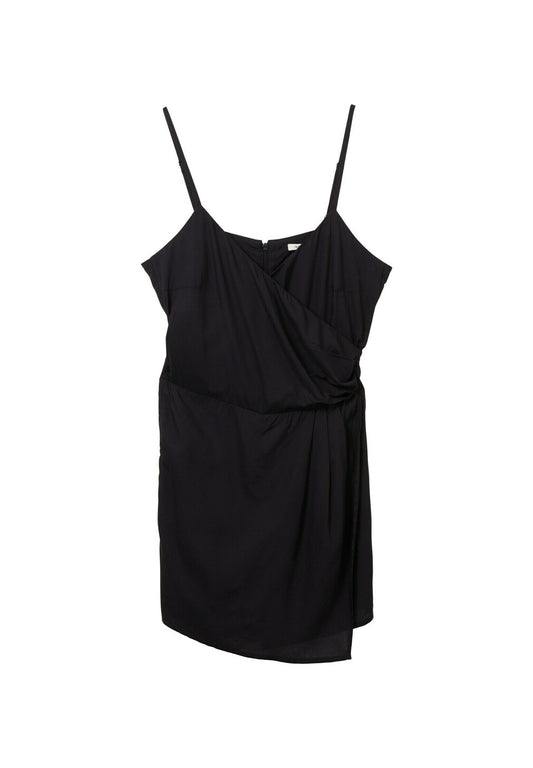 TOM TAILOR DENIM Overalls Jumpsuit in Wrap-Look Black (TO721T01G-Q11) Women