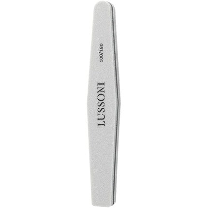 Lussoni Trapezoid Professional Nail Files 100/180 Grit - Pack of 10