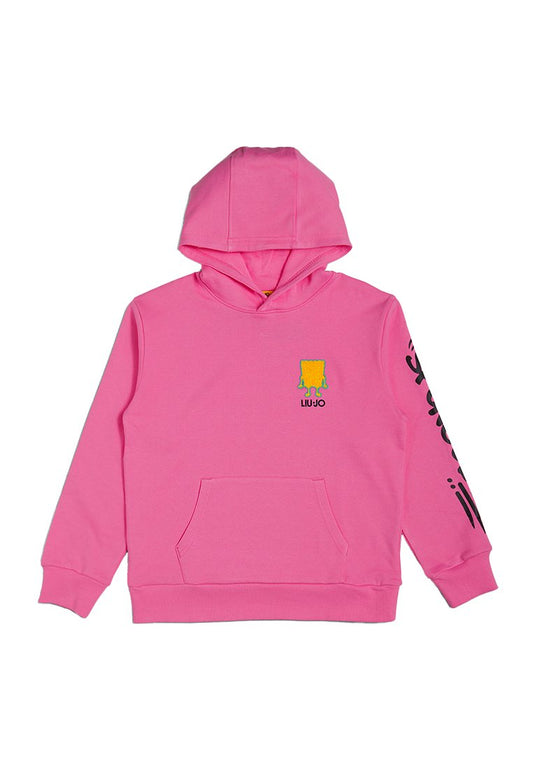 Liu Jo SPONGEBOB HOODED SWEATSHIRT FC20LJG PINK pink (ZZO1V7U31-J00) Kids