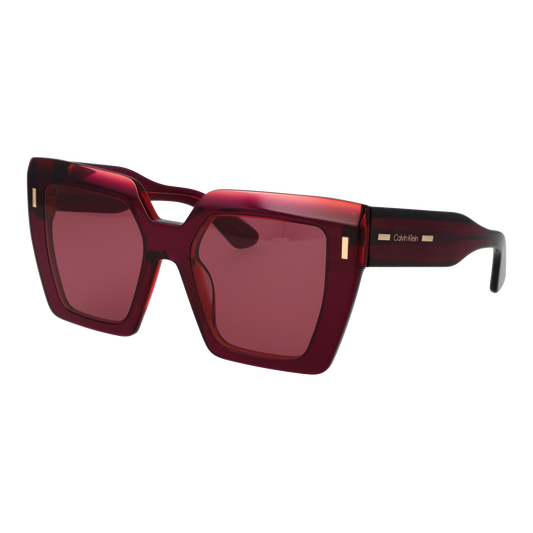 Calvin Klein Square Sunglasses Burgundy (26003744) Women