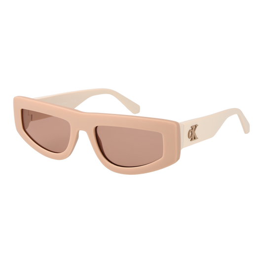Calvin Klein Jeans Rectangle Sunglasses Beige (26003758) Unisex