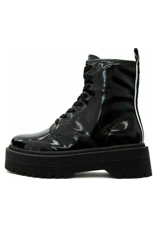 Armani Exchange Botas de charol de Black (ARC11N007-Q11) Women
