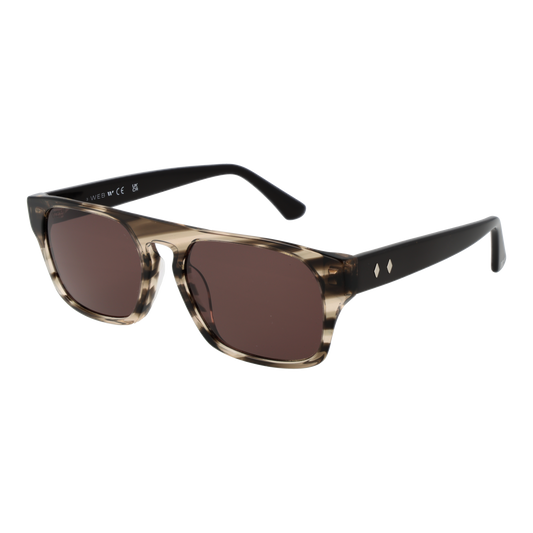 Web Rectangle Sunglasses Grey (25004013) Unisex