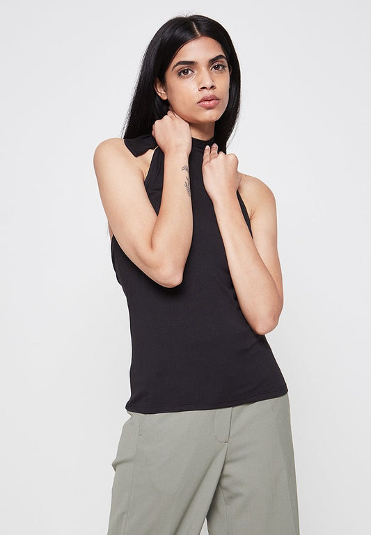 VILA VICANDIS S/L HIGH NECK TOP/KA Black (ZZO1K9U06-Q00) Women