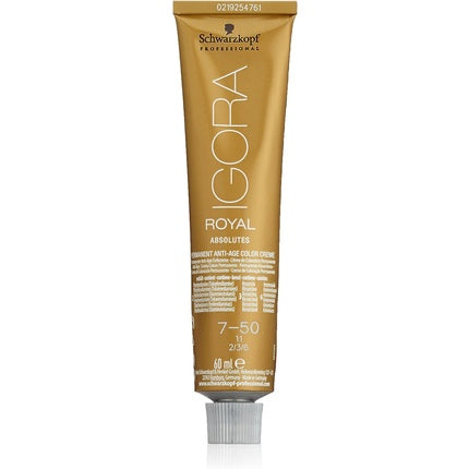 Schwarzkopf Professional IR Absolutes 7-50 Medium Blonde Gold Natural 60ml