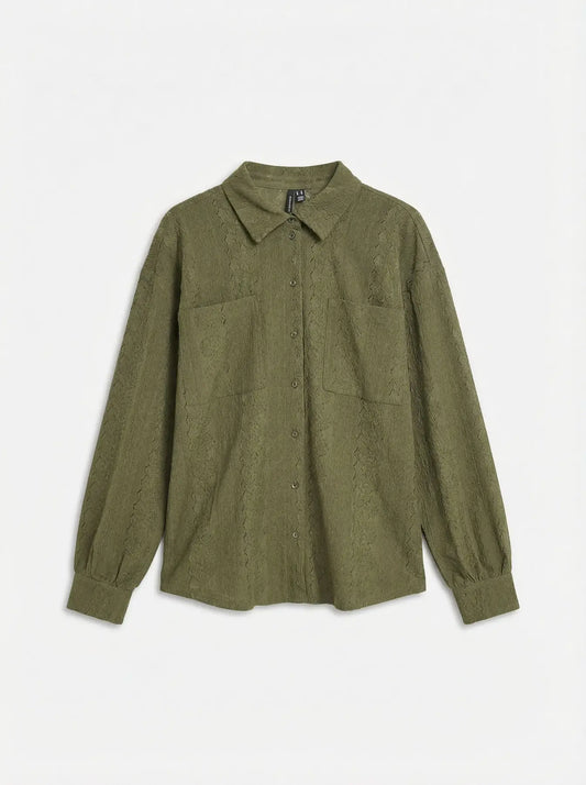 Lizzie Long Sleeve Lace Shirt Exp Kalamata (10350553) Women