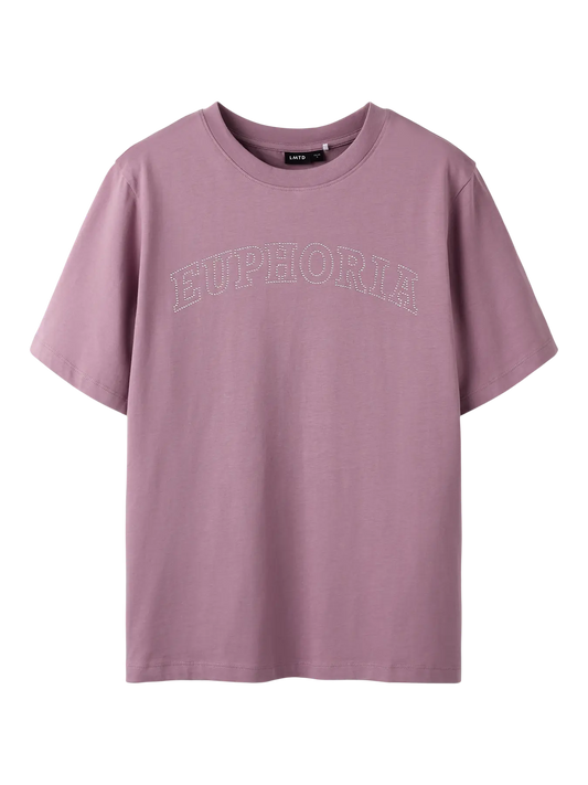 Stone Short Sleeve L Top Elderberry (13258390) Kids