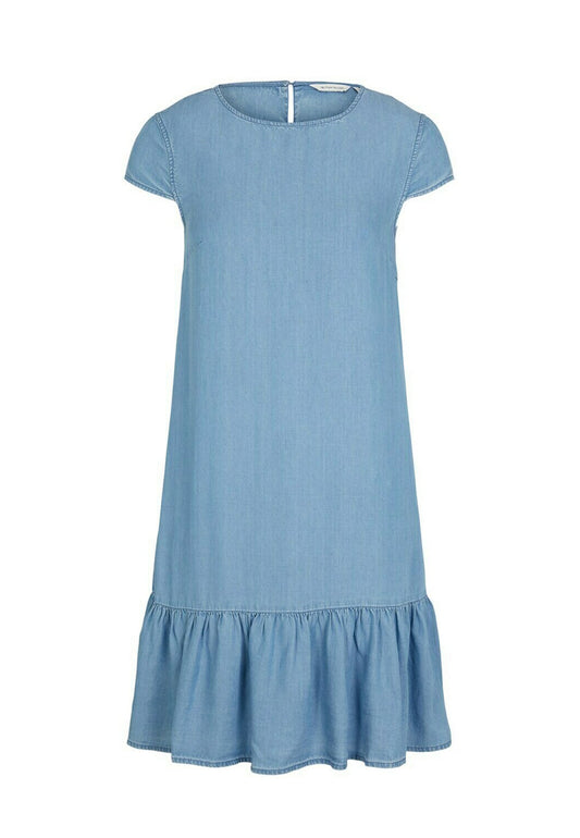 TOM TAILOR Kleider & Jumpsuits Denim Kleid mit Volants (TO221C0NW-K11) Women
