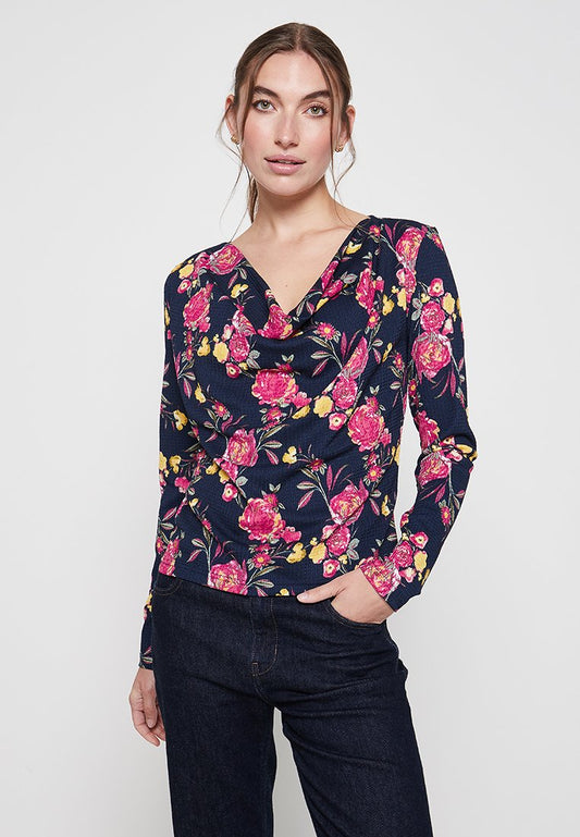 Vero Moda VMVICKIE LS WATERFALL TOP JRS LT (ZZO1TKM06-K01) Women