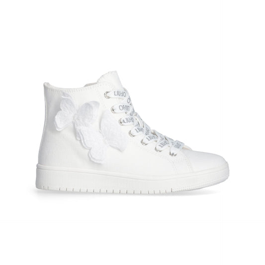 CELIA 918 - MID SNEAKER FABRIC WHIT Kids