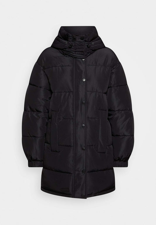 Sixth June KURTKA LONG PUFFER JACKET 33007 BEIG Black (SIB21U018-Q11) Women