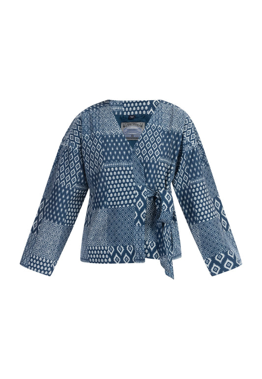 DreiMaster Wrap Jacket Dark Blue (4DR21G0BF-K11) Women