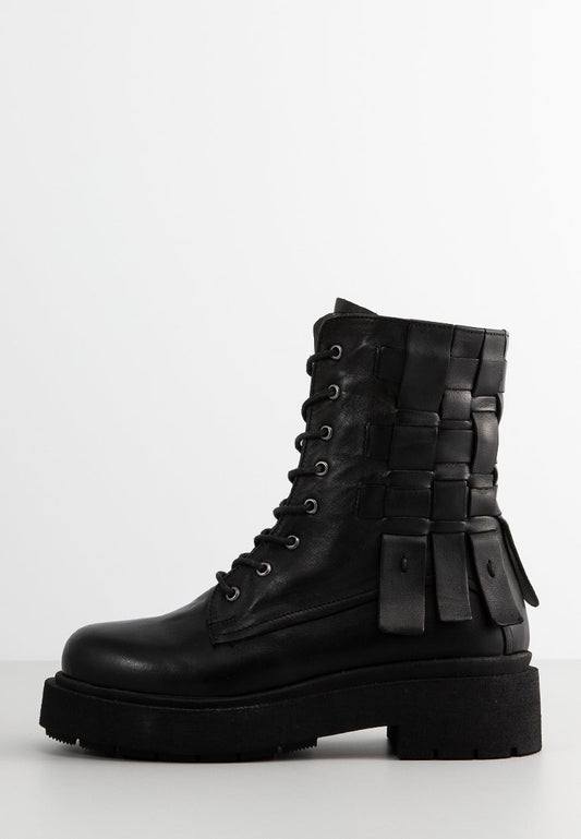 Inuovo Boots Black (ZZO1RXH37-Q00) Women
