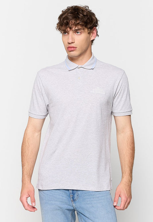 Scotch & Soda PIQUE SS POLO Grey (ZZO2YLY06-C00) Men