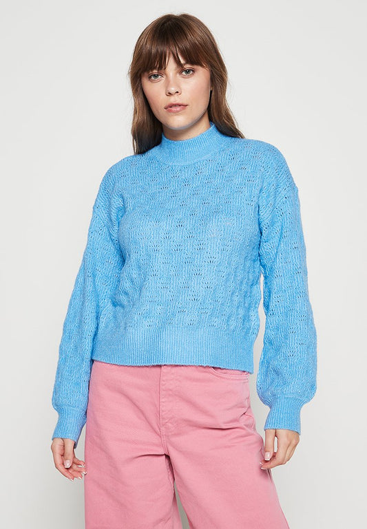 VILA VIIMA TURTLENECK TOP/KA Blue (ZZO1TKR08-K00) Women