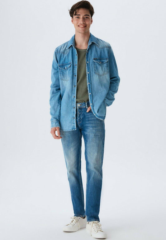LTB Servando Daneil Undamaged Jeans Mottled Blue (LT123A02V-K11) Men