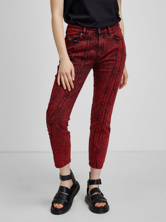 Diesel Cropped Slim Fit Jeans Red (A01788-009RJ-3325120) Women