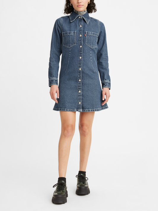Levi's Denim Shirt Dress Blue (A1855-0000-3255843) Women