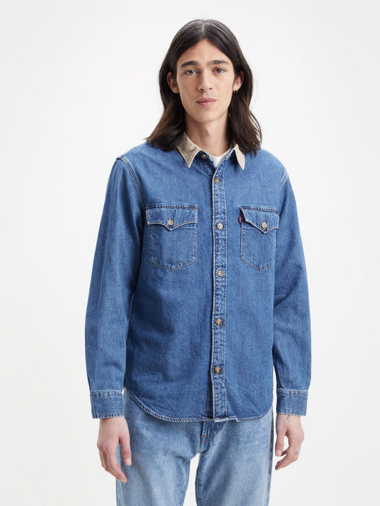 Levi's Western Denim Shirt Blue (A1919-0006-3417700) Men