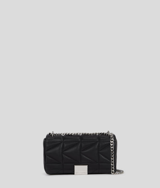 Karl Lagerfeld K/Kuilt Small Crossbody Black-Nickel (A1W304351AV) Women