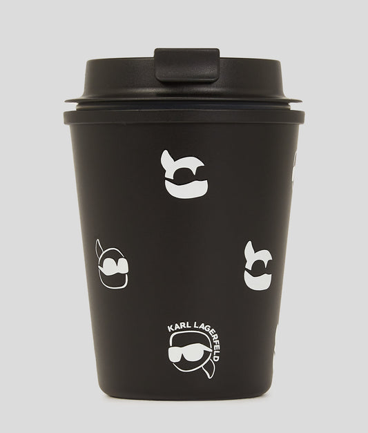 Karl Lagerfeld K/Ikon Dot Travel Mug Karl Dot Aop Black (A3W420041UB) Women