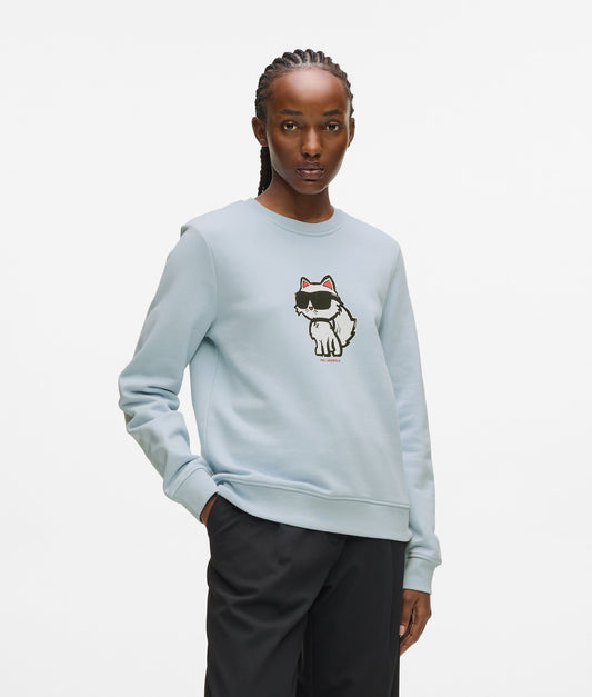 Karl Lagerfeld Ikon Sketch C Sweatshirt Kentucky Blue (A4W200431KZ) Women