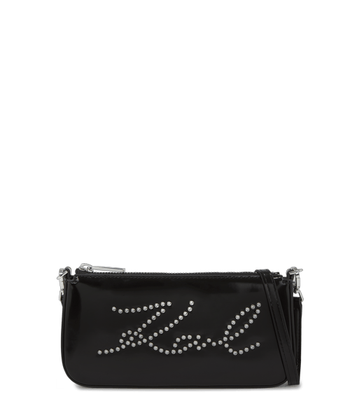 Karl Lagerfeld K/Signature Cb Pouch Studs Gp Black-Nickel (A4W320431AV) Women