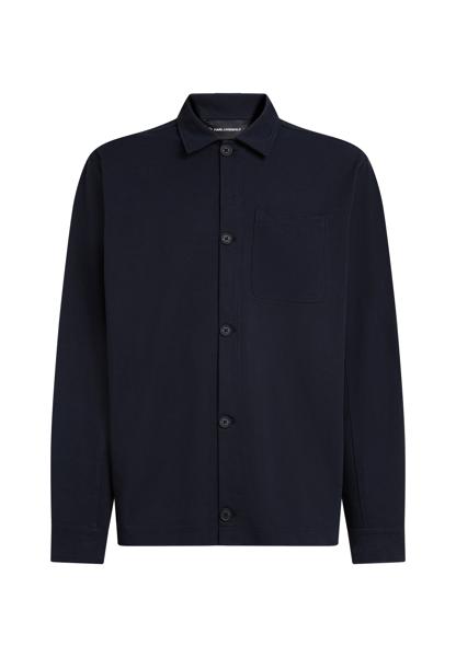 Karl Lagerfeld Ikon Jersey Overshirt Medieval Blue (B2M160182FS) Men