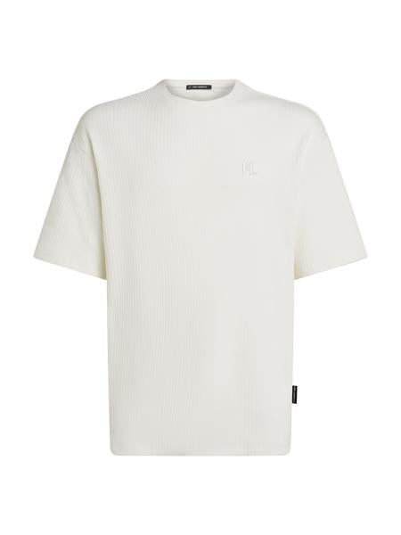 Karl Lagerfeld Kl Structured T-Shirt Cannoli Cream (B2M17030B09) Men