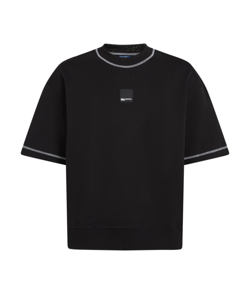Karl Lagerfeld Jeans Klj Ss Relaxed Stitch Sweat Black (B2M20026999) Men