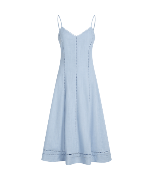 Karl Lagerfeld Embroidery Detail Dress Kentucky Blue (B2W130191KZ) Women