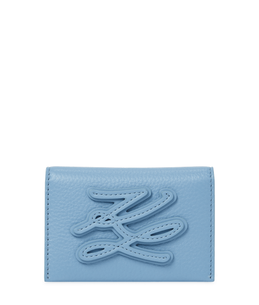 Karl Lagerfeld K/Autograph Patch Bifold Ch Gp Blue Bloom (B2W320642HL) Women