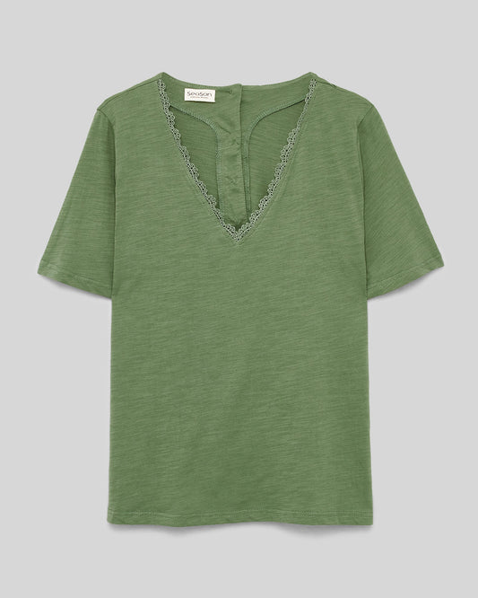 Риза SEASON зелена