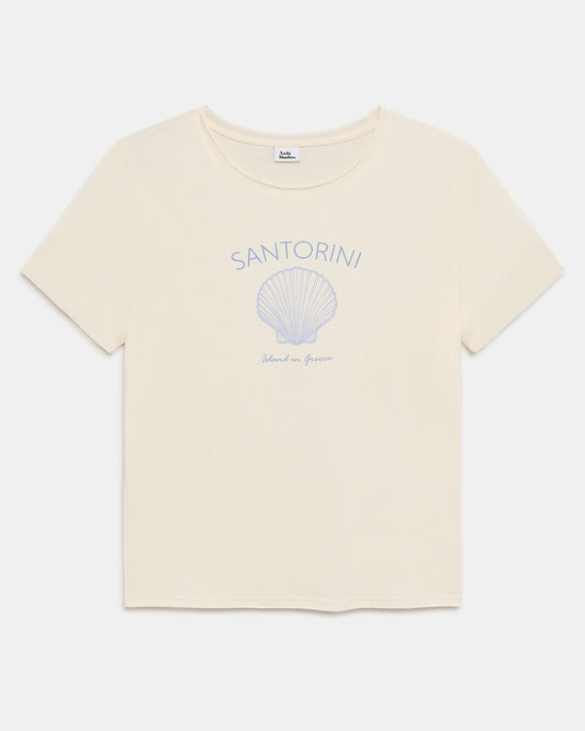 Aada Studios T-Shirt Ecru (20C5056C34) Women