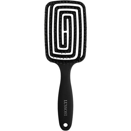Lussoni Labyrinth Flexible Hairbrush for Detangling Wet and Dry Hair Synthetic