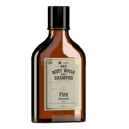 Hiskin Whisky 3in1 Body Wash And Shampoo For Hair And Beard Fire 330ml