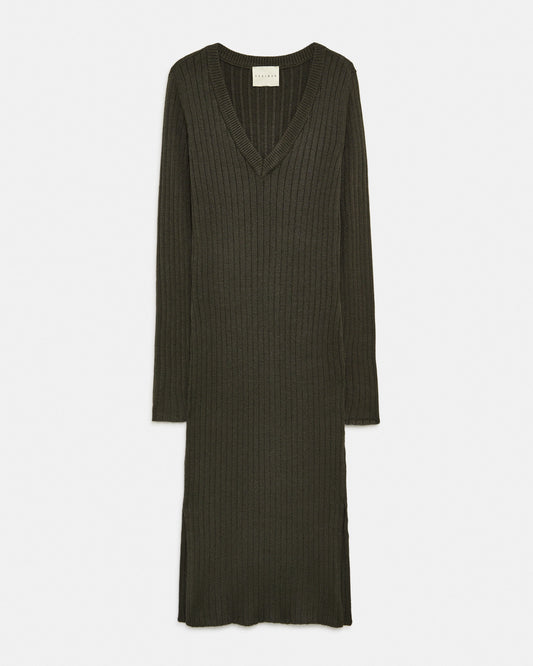 DESIRES Dress Khaki (18D4683C30) Women