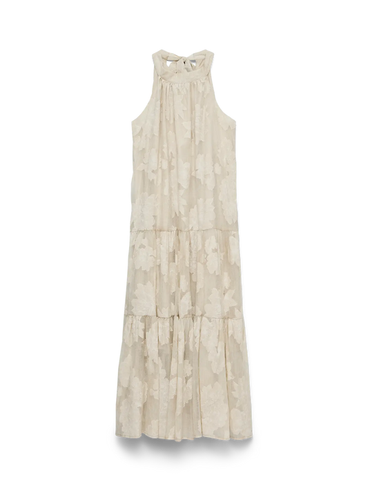 Bronya Halterneck 7/8 Dress Exp Oatmeal (10348872) Women