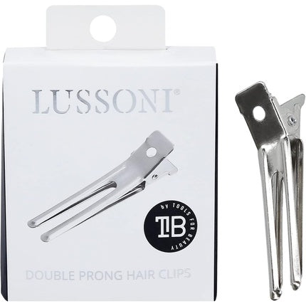 Lussoni Double Pointed Hair Clips High Quality Stainless Steel for Professional or