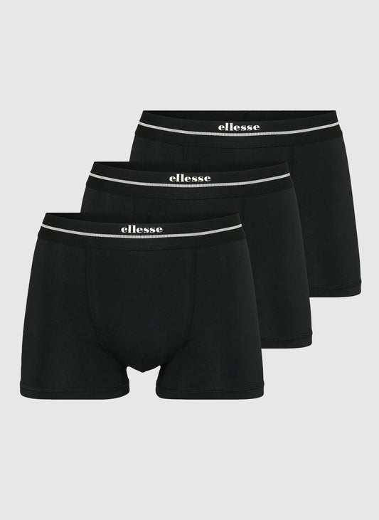 Ambria Trunks 3 Pack Black Mono (SHB22844) Men