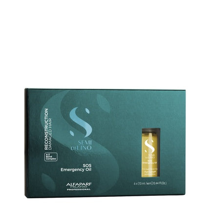 Alfaparf Milano Semi Di Lino Reconstruction Sos Emergency Oil 6 X 13ml