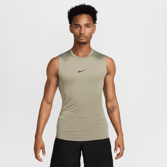 Nike Pro Men's Dri-FIT Tight Sleeveless Fitness Top Light Army/Black (FB7914-320) Men